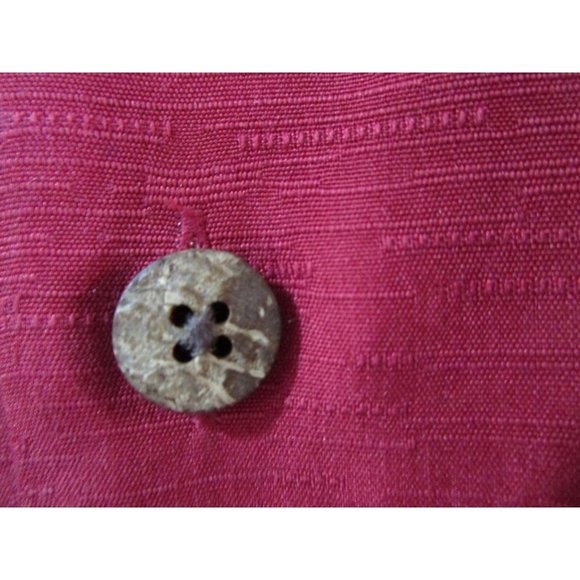 Tommy Bahama Red Silk Hawaiian Tiki Movie Set Floral Mens Shirt L EUC - Picture 7 of 11